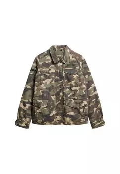 Куртка межсезонная Superdry Verzierte M65 Military, цвет Green/Khaki/Olive