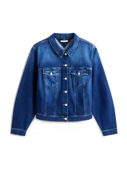 Куртка межсезонная Tommy Hilfiger Curve, синий деним