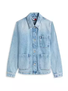 Куртка межсезонная Tommy Jeans, темно-синий/светло-синий