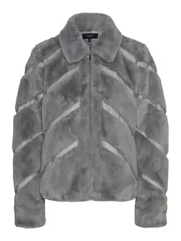 Куртка межсезонная VERO MODA, цвет Grey/Dark grey