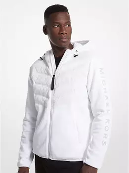 Куртка Michael Kors Hailfax Knit Zip-Up, белый