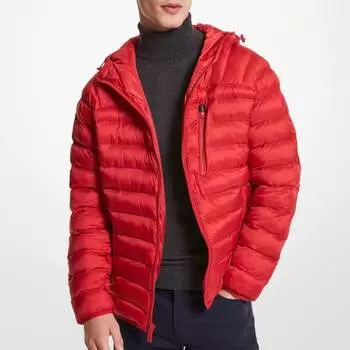 Куртка Michael Kors Rialto Quilted Nylon, бордовый