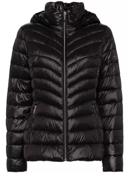 Куртка Michael Michael Kors Chevron, которую можно сложить, черный