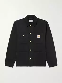 Куртка Michigan Corduroy из органического хлопка и парусины CARHARTT WIP, черный