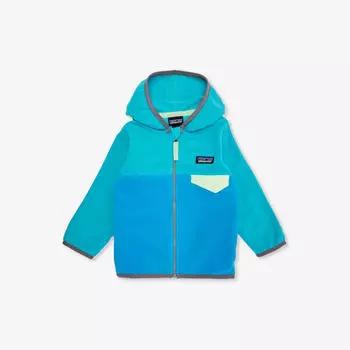 Куртка micro d snap-t в стиле колор-блок из переработанного полиэстера 18 месяцев–4 года Patagonia, синий