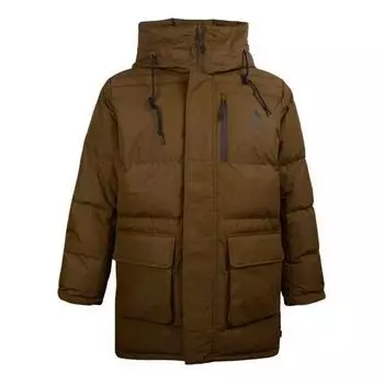 Куртка Converse Mid-Length Down Fill Puffer, темно-зеленый