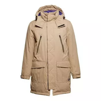 Куртка mid-length down jacket 'khaki' Converse, хаки