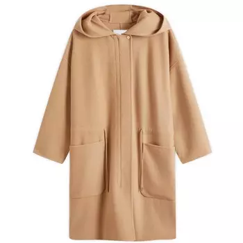 Куртка Miele с капюшоном Max Mara, коричневый