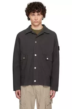 Куртка Mil-Spec из ткани рипстоп с эффектом растяжения TC Stone Island, цвет charcoal