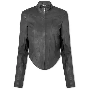 Куртка Misbhv Faux Leather, черный