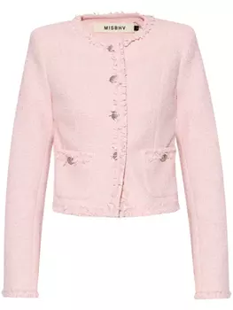 Куртка MISBHV с потертостями, розовый