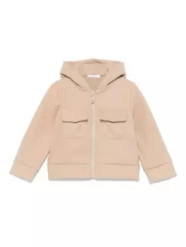 Куртка Miss Grant Kids с капюшоном и застежкой-молнией, серый