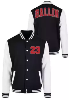 Куртка Mister Tee College "Мужская футболка Ballin 23 College Jacket "Mister Tee" (1 шт.) Mistertee, белый