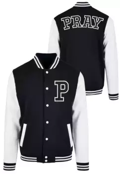 Куртка Mister Tee College "Мужская куртка Pray College Jacket Mister Tee" (1 шт.) Mistertee, белый