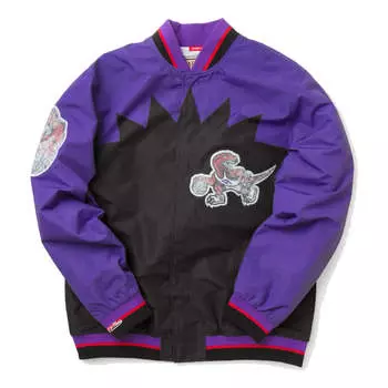 Куртка Mitchell & Ness 75th Anniversary Warm Up Jacket 'Toronto Raptors', фиолетовый