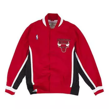 Куртка Mitchell & Ness NBA AU Training Jacket Chicago Bulls Couple Style Red, красный