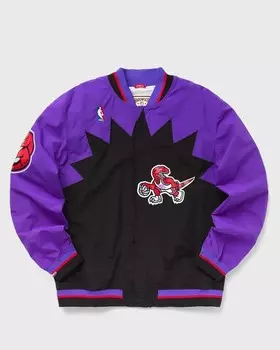 Куртка Mitchell & Ness Nba Authentic Warm Up Jacket Toronto Raptors 1995-96, цвет purple/black