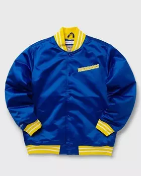 Куртка Mitchell & Ness Nba Heavyweight Satin Jacket Golden State Warriors, цвет royal