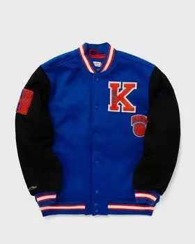 Куртка Mitchell & Ness Nba Team Legacy Varsity Jacket New York Knicks, цвет royal / black