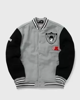 Куртка Mitchell & Ness Nfl Team Legacy Varsity Jacket Oakland Raiders, цвет black / silver
