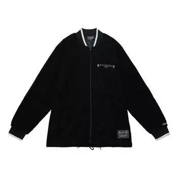 Куртка Mitchell & Ness x Mastermind Sherpa Jacket 'Black', черный