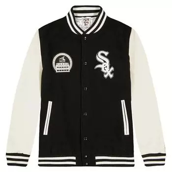 Куртка MLB CHICAGO WHITE SOX HERITAGE VARSITY JACKET New Era, цвет Schwarz
