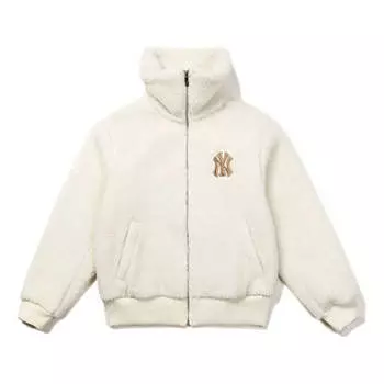 Куртка MLB New York Yankees Lambs Wool Jacket Unisex White, белый