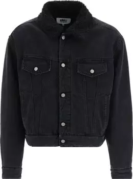 Куртка MM6 Maison Margiela Denim Jacket 'Black', черный