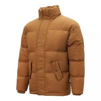 Куртка mmq down puffer jacket 'brown' Puma, коричневый