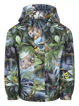 Куртка Molo с лесным принтом, зеленый