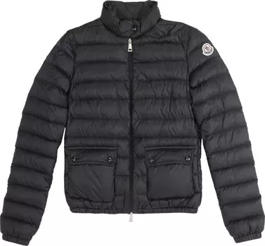 Куртка Moncler Lans Full Zip Jacket 'Black', черный