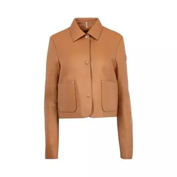 Куртка Moncler Nemours Jacket 'Tan', желто-коричневый