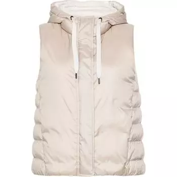 Куртка Monili detail Padded Gilet Brunello Cucinelli, бежевый
