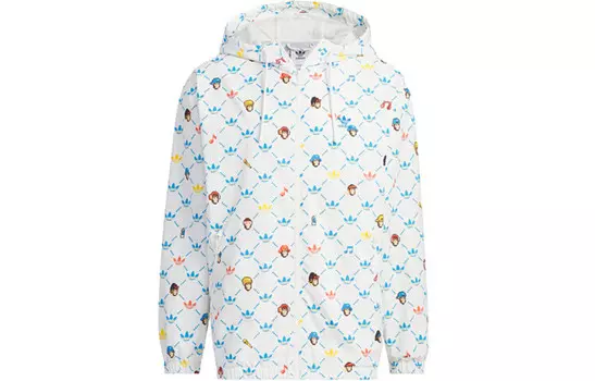Куртка Monkey Kingdom унисекс мелово-белый Adidas Originals