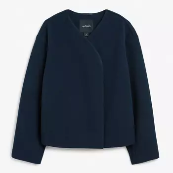 Куртка Monki Textured, темно-синий