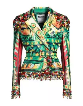 Куртка Moschino, зеленый