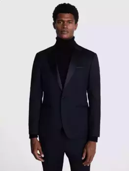 Куртка Moss X DKNY Slim Fit Suit Tuxedo, черный