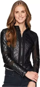 Куртка Moto Jacket Blanc Noir, черный