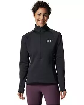 Куртка Mountain Hardwear Polartec Power Stretch 1/2 Zip, цвет Dark Storm