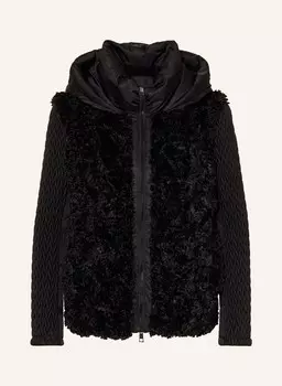 Куртка мсколибри с искусственным мехом Milestone, черный