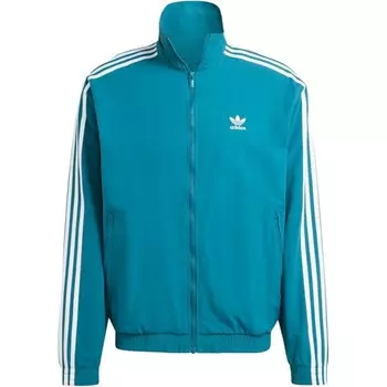 Куртка мужская Adicolor, традиционная зеленая Adidas Originals, зеленый