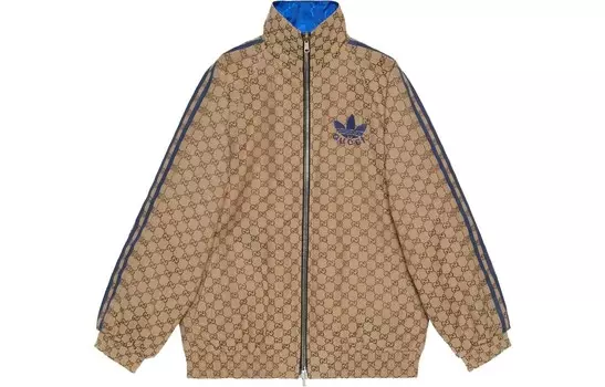 Куртка мужская Adidas Originals x Gucci, коричневый / синий