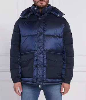 Куртка мужская Armani Exchange утепленная комбинированная, синий