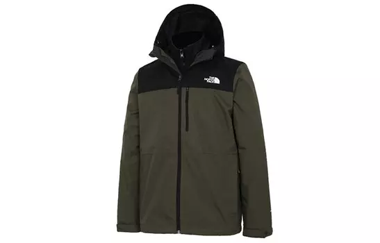Куртка мужская армейская зеленая The North Face, зеленый