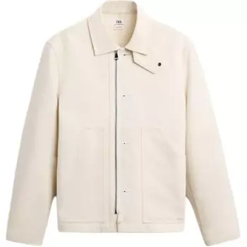 Куртка мужская белая Zara, белый