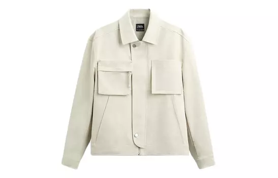 Куртка мужская белая Zara, белый