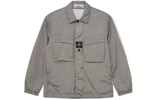 Куртка мужская бетонно-серая Stone Island, серый