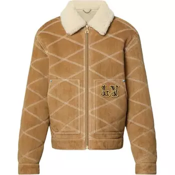 Куртка мужская бежевая Louis Vuitton, бежевый