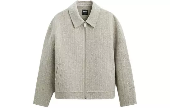 Куртка мужская бежевая Zara, бежевый