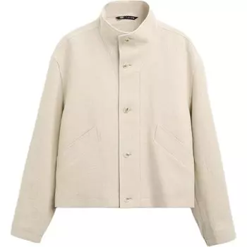 Куртка мужская бежевая Zara, бежевый